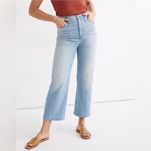 Madewell slim wide-leg jeans
